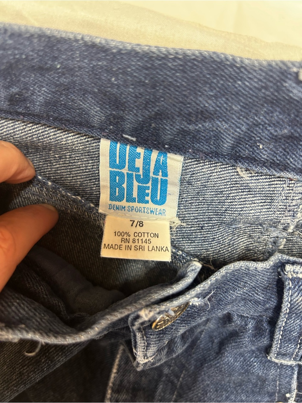 Deja Bleu vintage 1990’s western yoke tapered jeans size 7/8